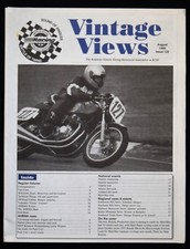 AHRMA VINTAGE VIEWS MAGAZINE - AUGUST 1999 