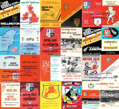 1977 british lions tour - british, of