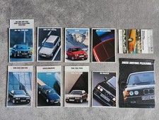 Late 80s BMW Models Brochures- 3 Series (Including M3 & Conv), 5,635i & 7 series