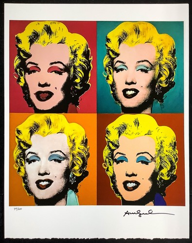 Hand signed andy warhol - signed,