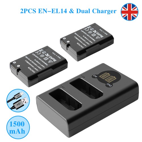El14 el14a battery - 2x, en-el14