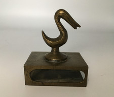 VINTAGE BRASS PELICAN MATCHBOX