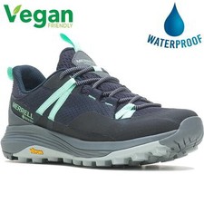 Merrell Siren 4 GTX Waterproof Womens Navy Blue Walking Shoes Size 5-8
