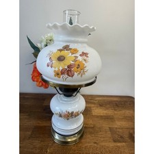 Vintage Milk Glass Hurricane