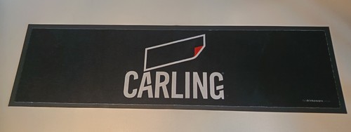 Carling rubber backed bar - backed,