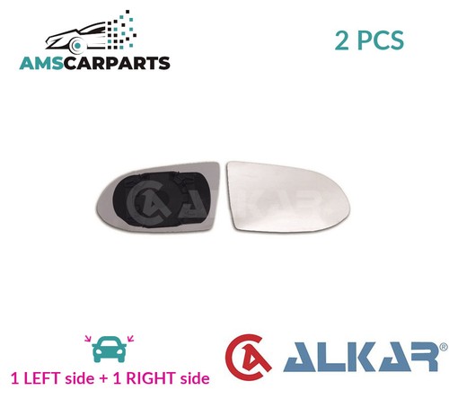 Rear view mirror glass - glass, pair