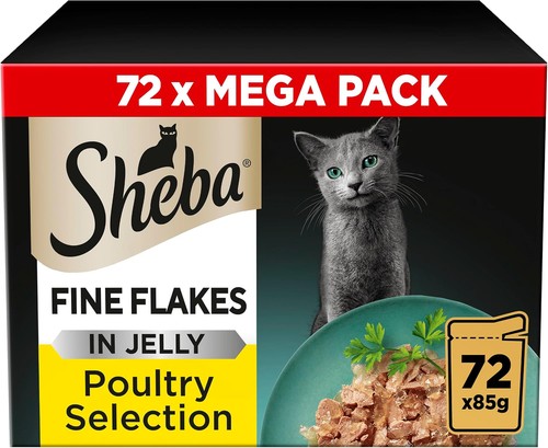 Sheba fine flakes jelly - sheba,