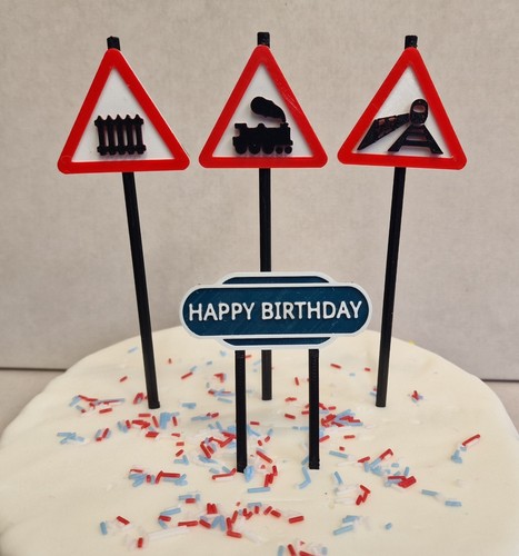 Birthday cake topper - topper, signs