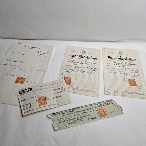 Vintage letters old stamps - vintage,