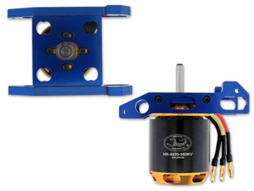 Hirobo motor mount conversion - hirobo,