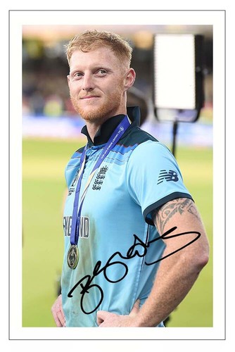 Ben stokes signed autograph - stokes,