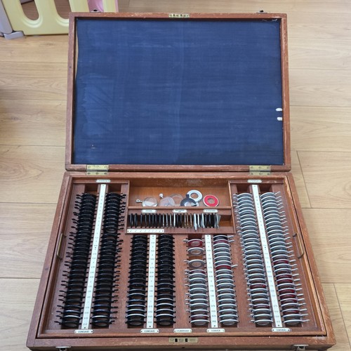Antique optical trial lens set - trial,