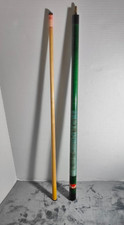Vintage Wooden BUDWEISER 2 Piece Pool Cue Stick Green RARE 19oz