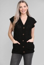 Ladies sleeveless knitted - sleeveless,