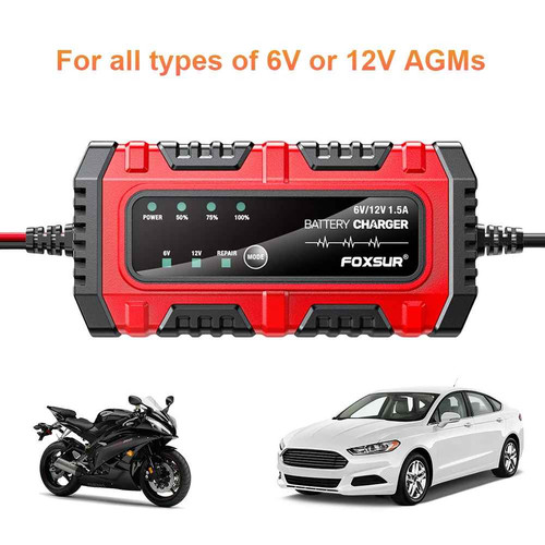 12v smart battery charger - 6v,