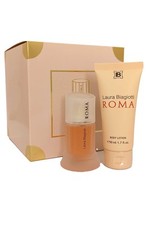 Roma Femme Laura Biagiotti EDT Spray 25ml Body Lotion 50ml Womens Fragrance