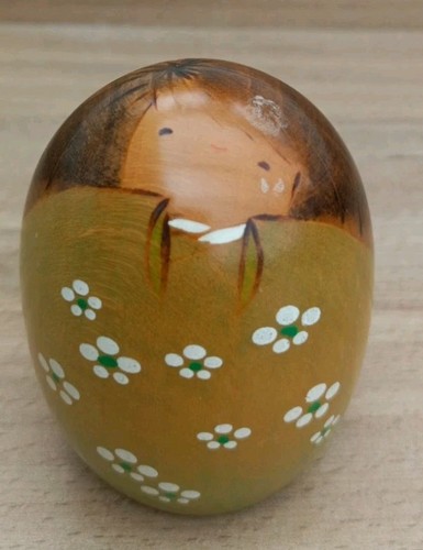 Happy girl wooden - happy,