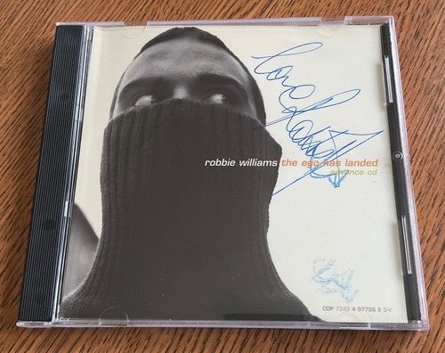 Robbie williams signed - signed, cd