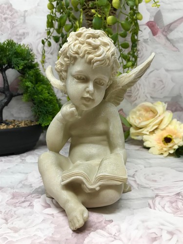 Guardian angel figurine cherub - figurine,