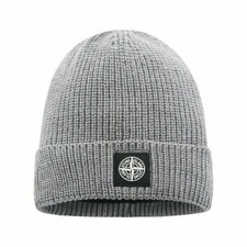 Stone Island Warm Cuffed Cap Knit Stretch Beanie Winter Hat Men Women Gift NEW