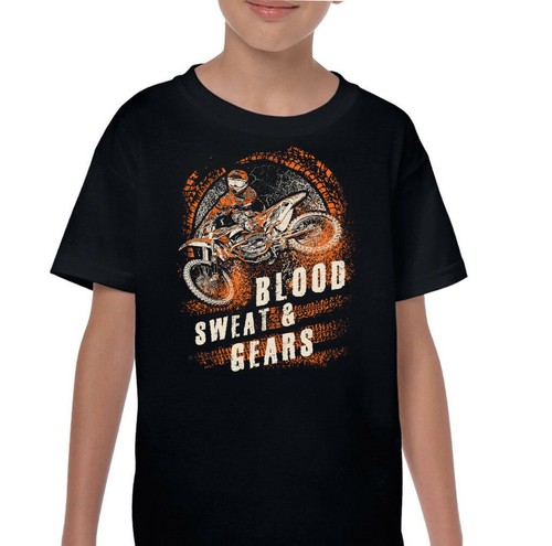 Motocross shirt kids blood - t-shirt,