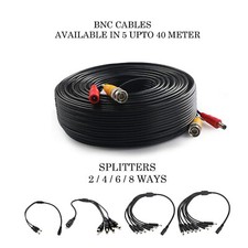 50m bnc power lead cctv - 5m-50m,