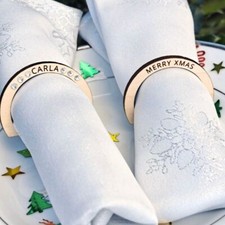 Personalised christmas napkin - personalised,