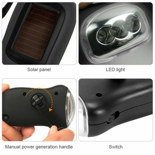 Solar and dynamo flashlight - dynamo,