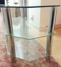 3 Tier Glass Table/TV Stand