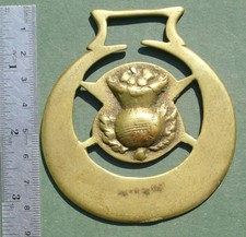 Horse Brass: Scottish Thistle