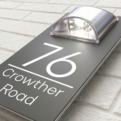 Personalised house number - personalised,