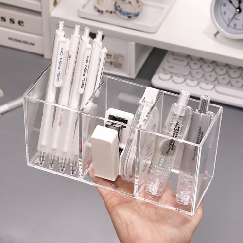 Acrylic desktop pen holder - acrylic,