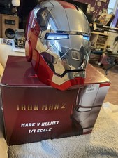 Iron Man Helmet MK5 1/1 Voice-controlled Transform Prop Wearable Mask Joetoys
