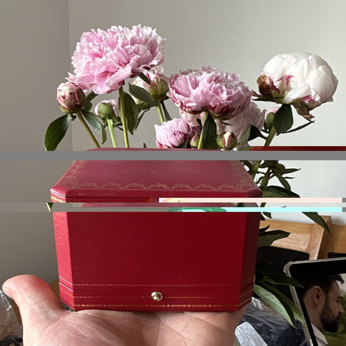 Cartier red leather ring - cartier,