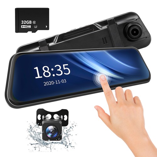 Mirror dash cam car dvr - dash,