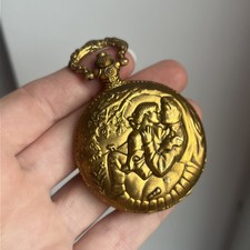 Vintage gold tone half hunter - vintage,