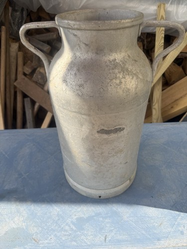 Vintage french aluminium milk - vintage,