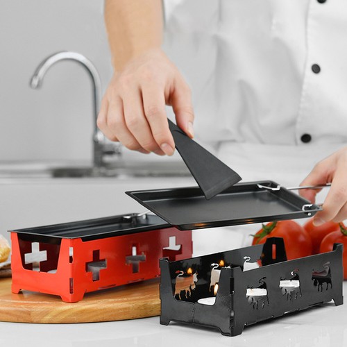 Non stick raclette grill set - non-stick,