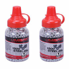 Umarex Steel BB Ball Bearings BB,S 177 4.5mm Airgun Air Pistol  2x1500 TUBS