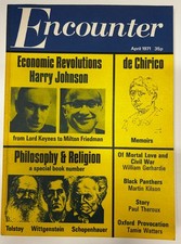 Encounter Magazine April 1971. Used but Good Condition