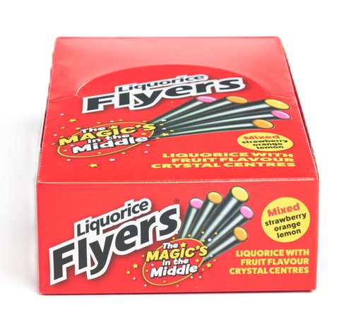 Flyers giant liquorice sticks - liquorice,