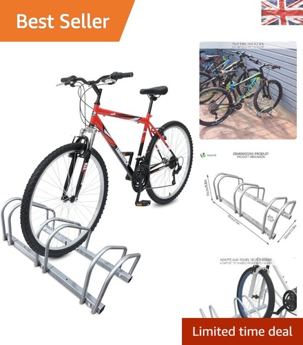 Space saving bike - rack,