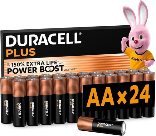 Duracell plus batteries 24 - plus,