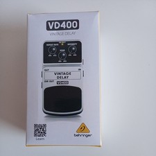 Behringer VINTAGE DELAY VD400 Vintage Analog Delay Effects Pedal, Grey