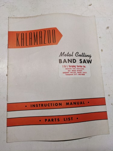 Kalamazoo bandsaw machine - bandsaw,