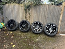 RANGE ROVER / SPORT  SET OF 4 22" TURBINE STYLE ALLOY WHEELS WITH TYRES.