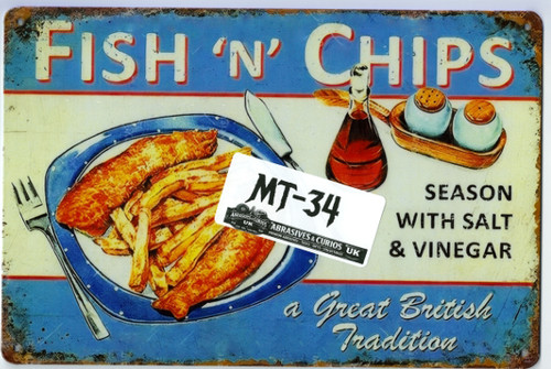Vintage style metal tin - metal,