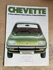 Vauxhall Chevette Brochure