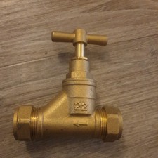 25mm X22mm Stop Tap MDPE-Copper