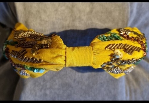 Anthropologie yellow headband - anthropologie,